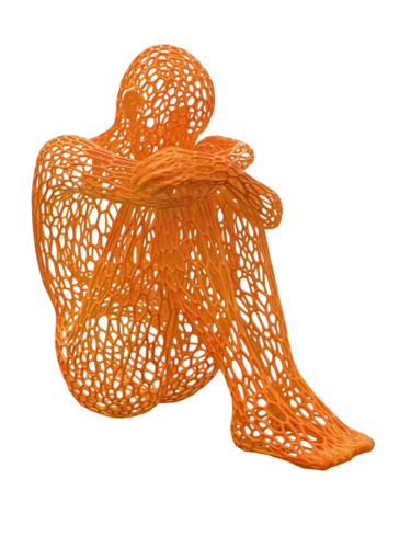 Highly Sensitive Person (Arancio Florida) by Giacomo Toth, Sculpture for Sale on Select