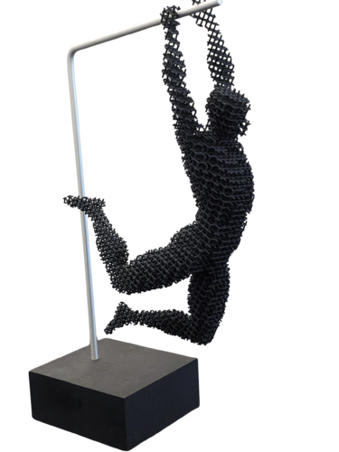 Resistenza (Nero) by Giacomo Toth, Sculpture for Sale on Select