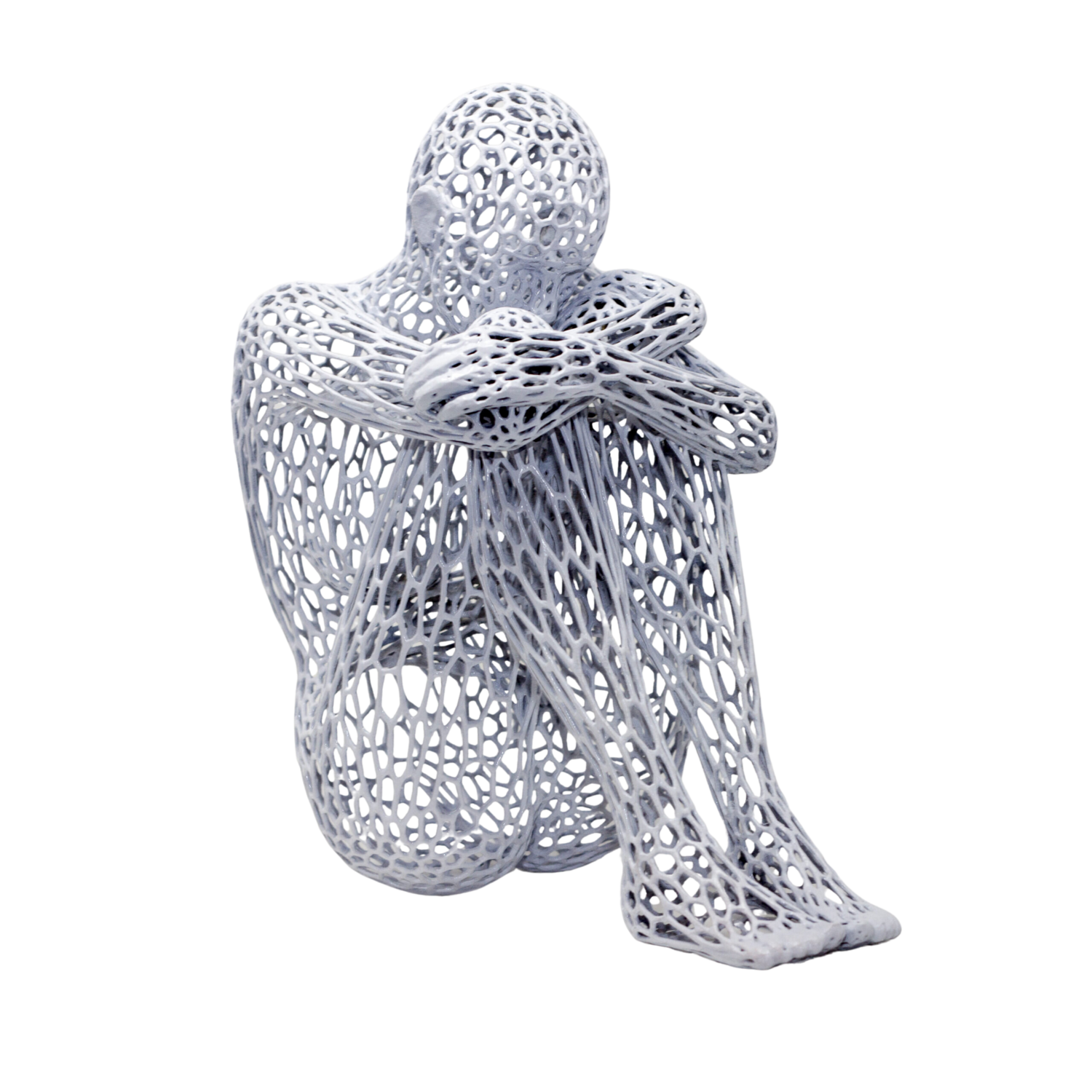 Highly Sensitive Person (Bianco) Giacomo Toth Sculpture for sale