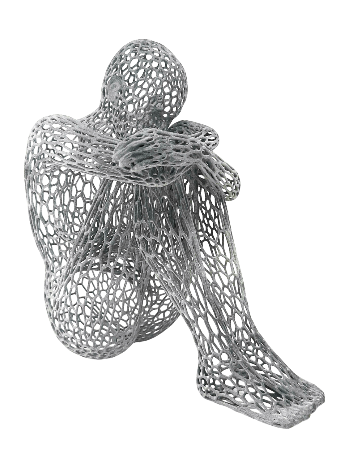 Highly Sensitive Person (Grigio) Giacomo Toth Sculpture for sale