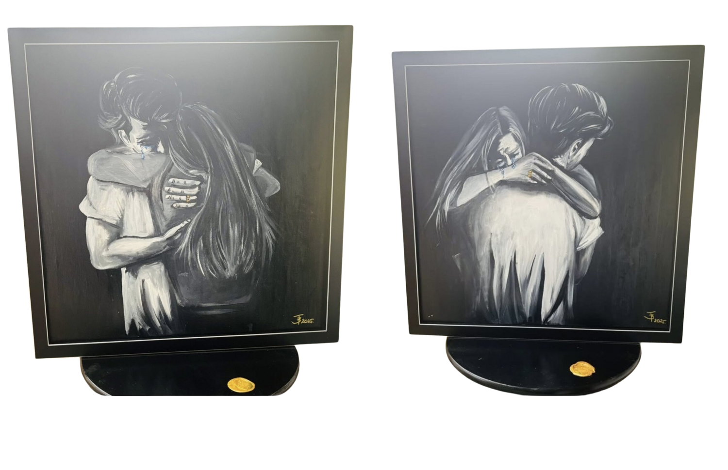 Two Sides of One Moment Beáta Fekete-Vincze Sculpture for sale