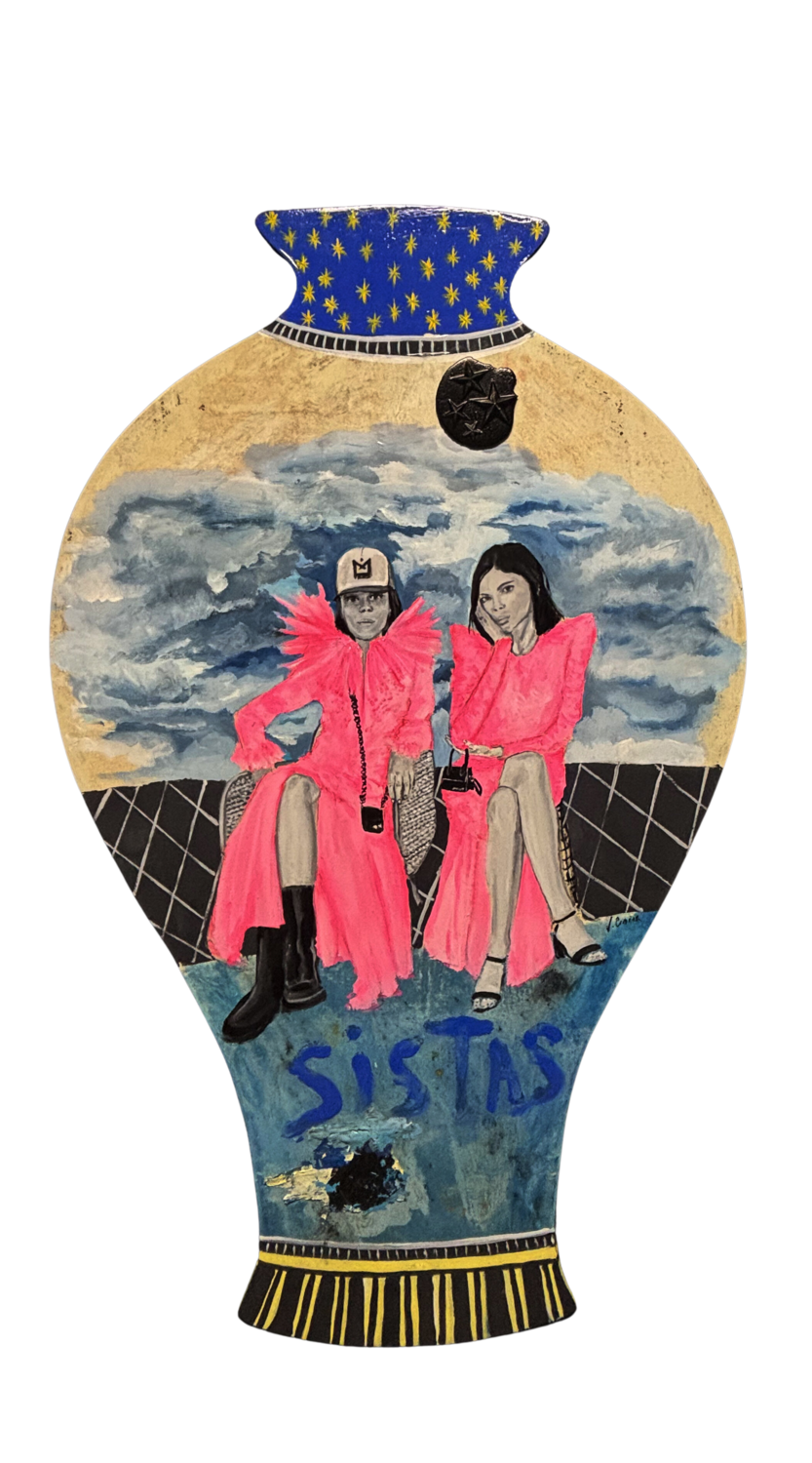 Sistas Johanne Cinier Sculpture for sale