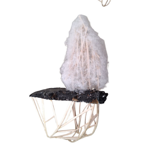 Île noire suspendue by yves minssart, Sculpture for Sale on Select