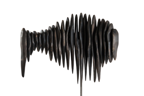 Fish-burnt version by Matteo Cecchinato, Sculpture for Sale on Select