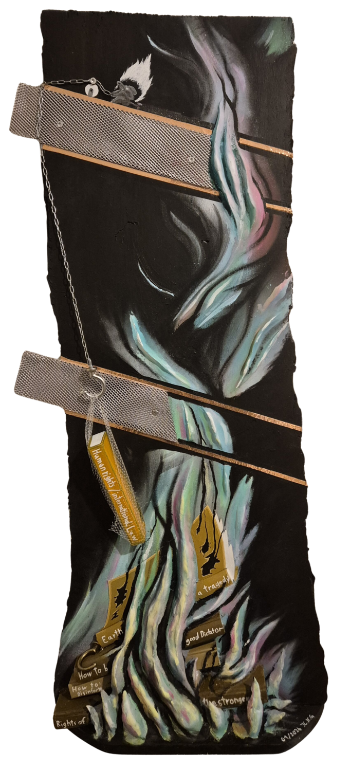 Corrupted Flame Kim Niklas George Sculpture for sale