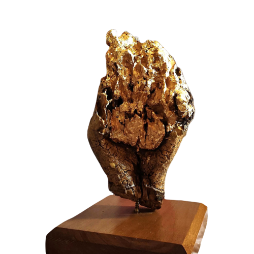 Fistfull of Gold by Damian Ebejer, Sculpture for Sale on Select