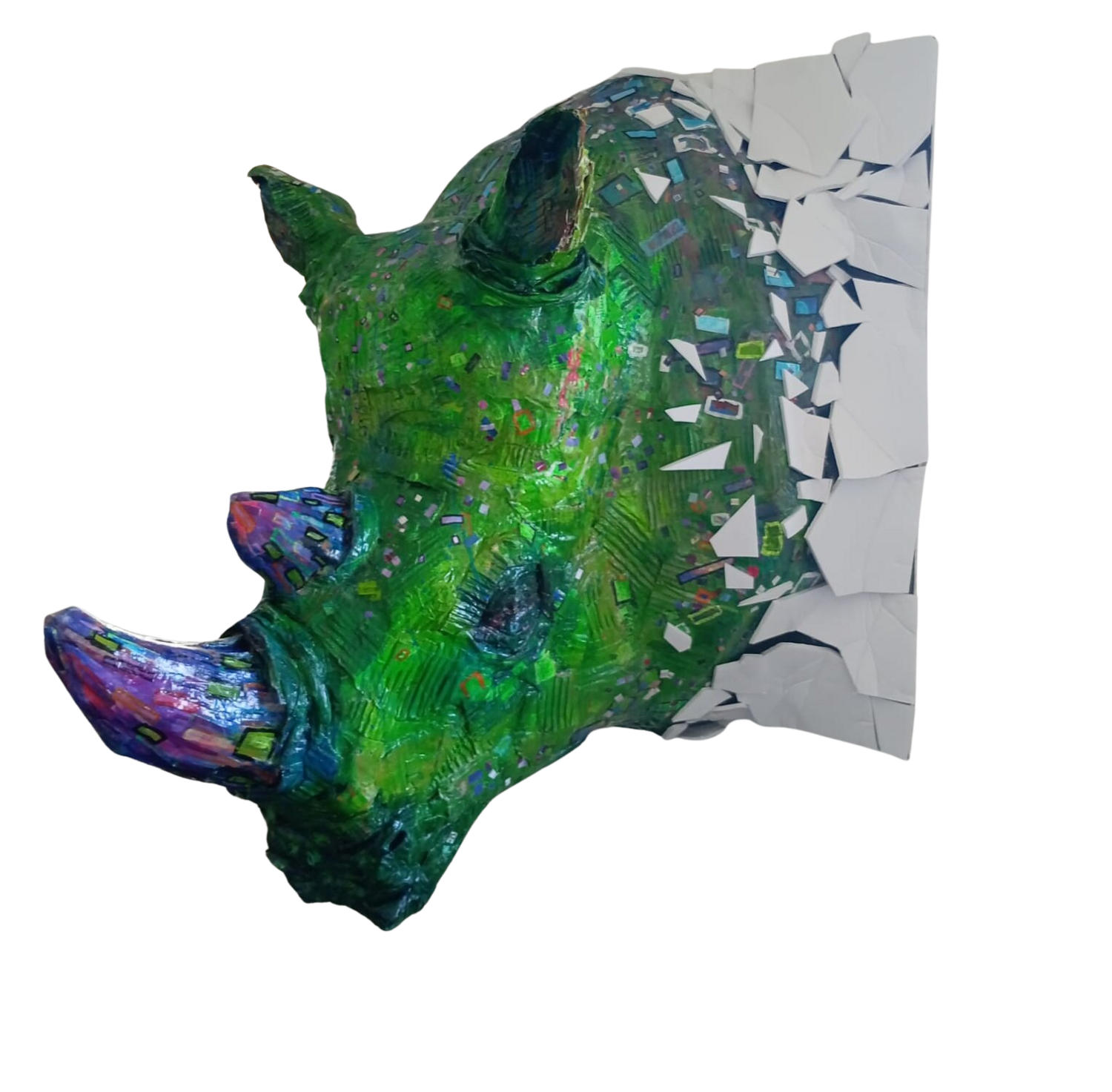 Rhino Loïc Bruyère Sculpture for sale