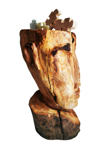 The BrainCrafts head by Stefan From-Møller, Sculpture for Sale on Select