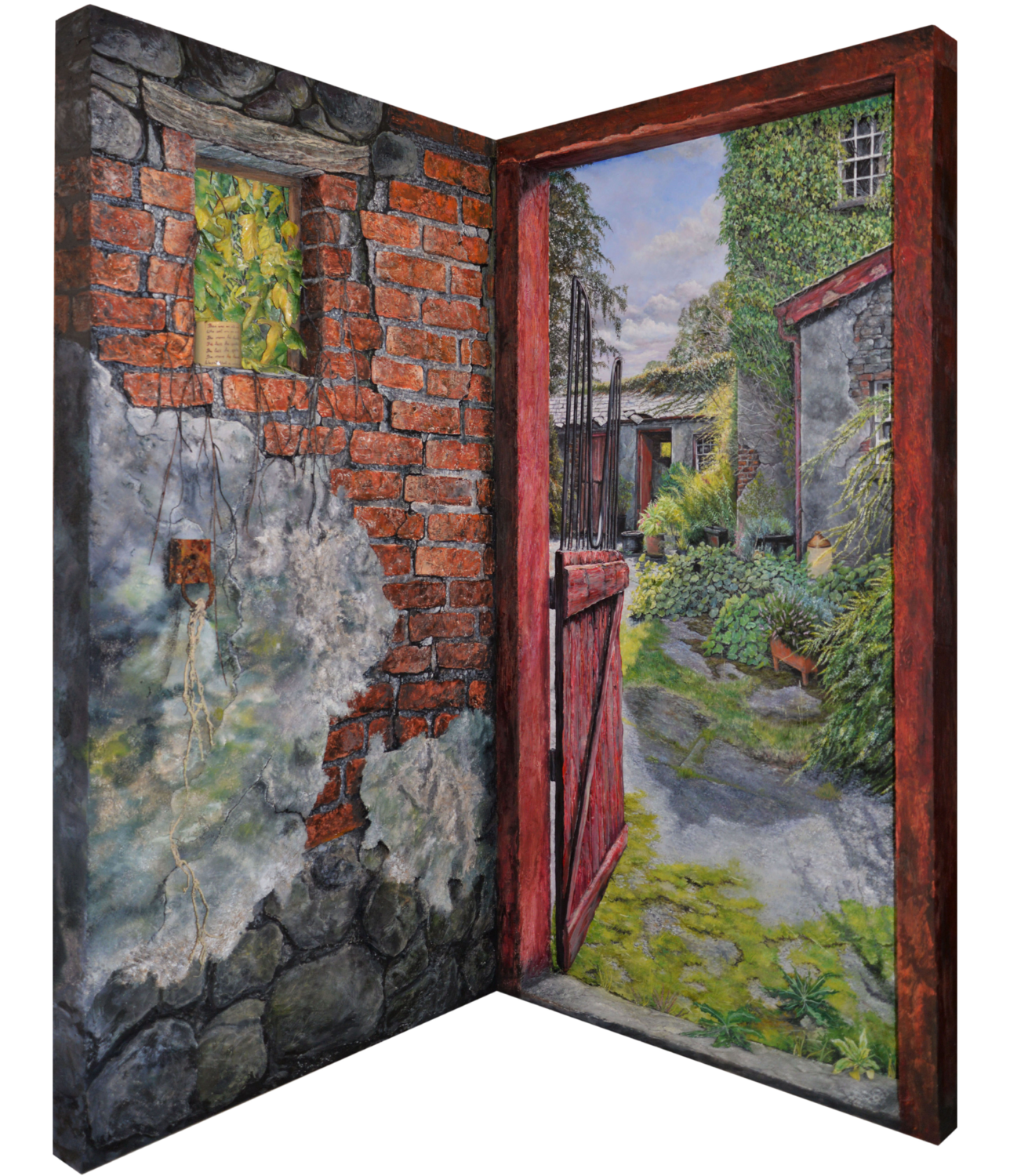 THE WRITING IS ON THE WALL Janice Lightowler Sculpture for sale