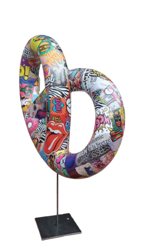 BRETZEL MOI SI TU PEUX by Nathalie Garau, Sculpture for Sale on Select
