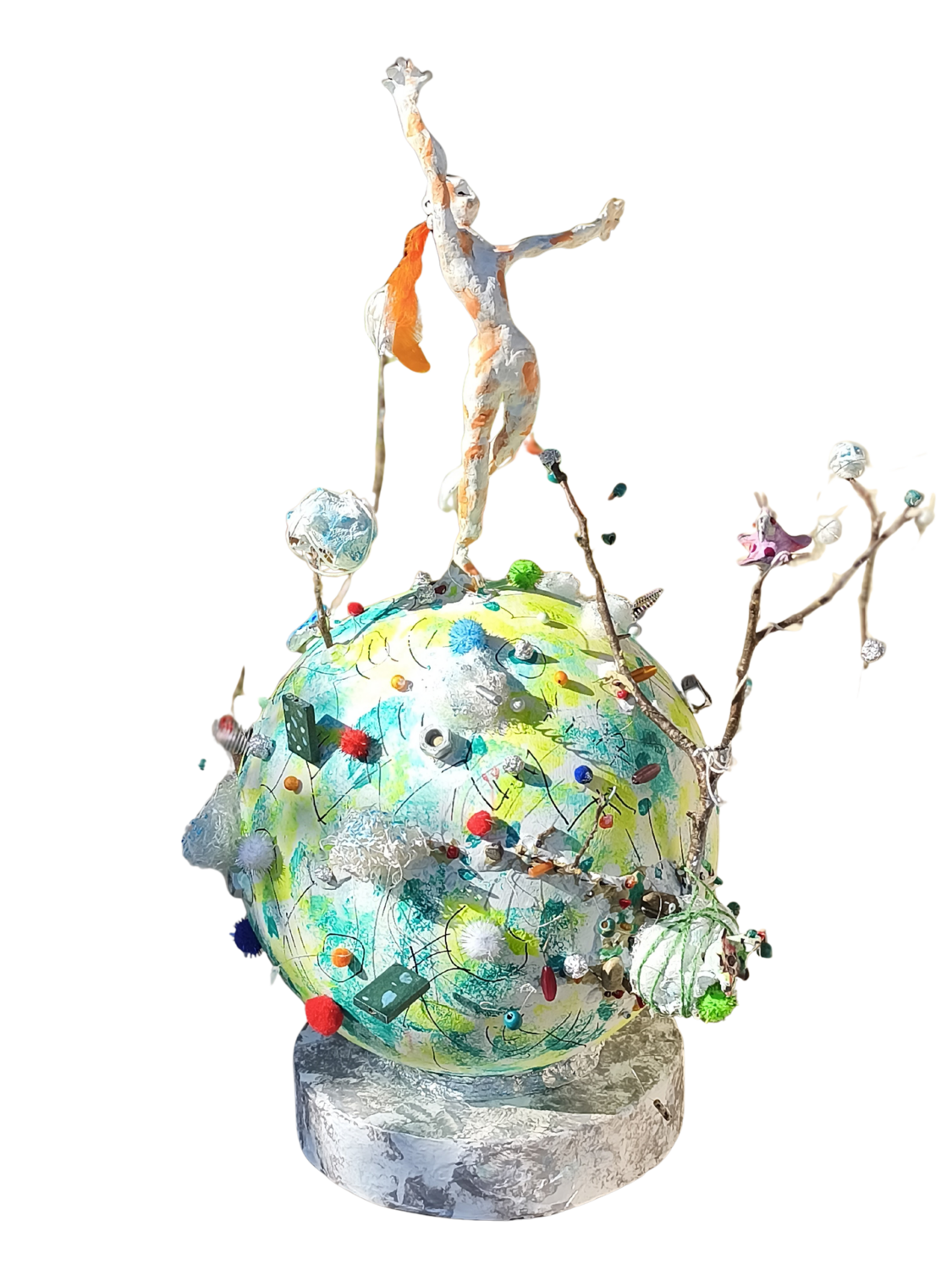 Between heaven and earth Hannah Scaramella Sculpture for sale