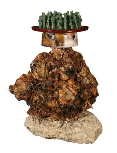 Friendly Fire by Denis Yanashot, Sculpture for Sale on Select