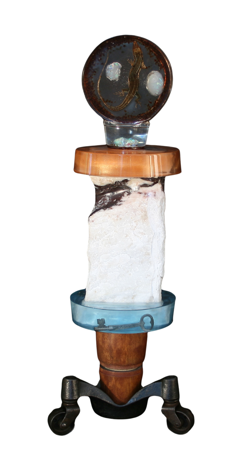 Upward Mobility Denis Yanashot Sculpture for sale