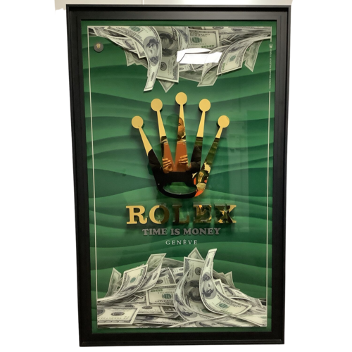 Golden Crown Dollars by Hassen BOUROUBA, Sculpture for Sale on Select