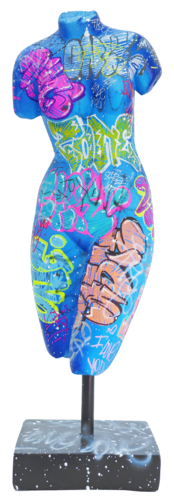 Buste Antique Graffiti by Vincent Bardou, Sculpture for Sale on Select