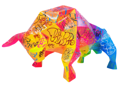 Charging Bull by Vincent Bardou, Sculpture for Sale on Select
