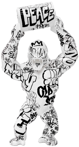 White Kong by Vincent Bardou, Sculpture for Sale on Select