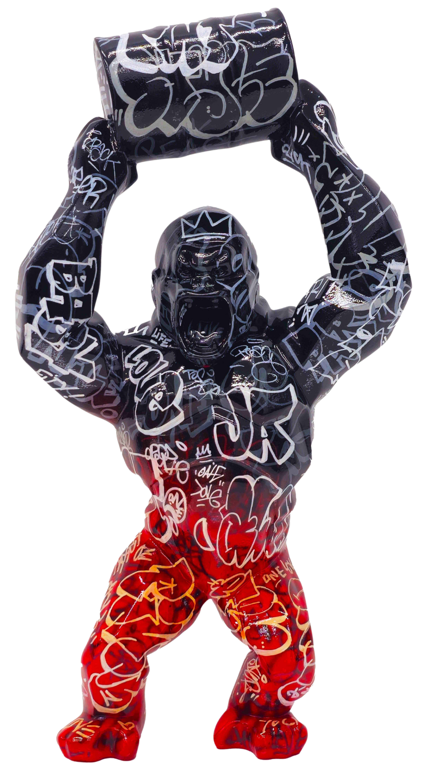 Graffiti Kong Vincent Bardou Sculpture for sale