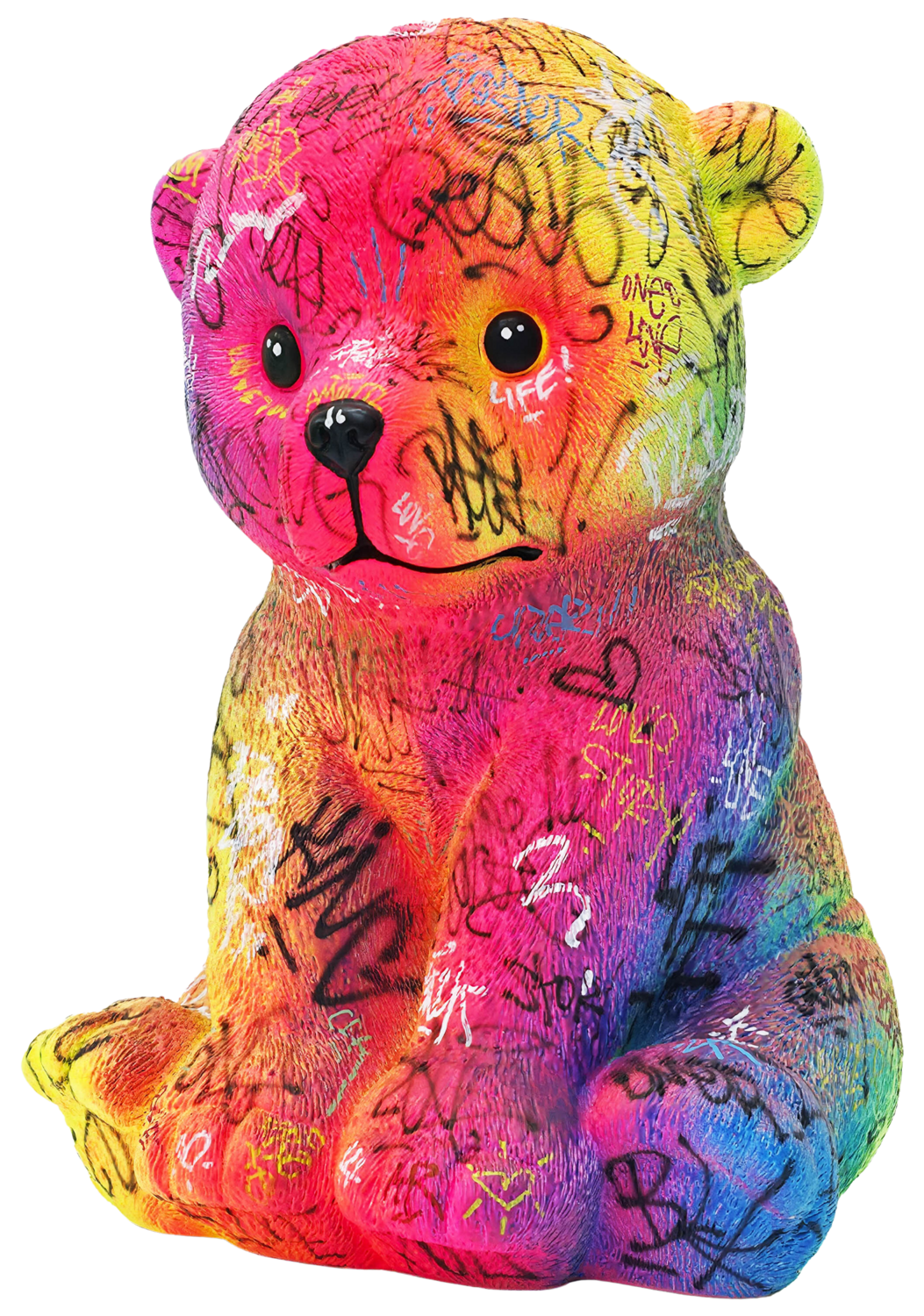 Graffiti Bear Vincent Bardou Sculpture for sale