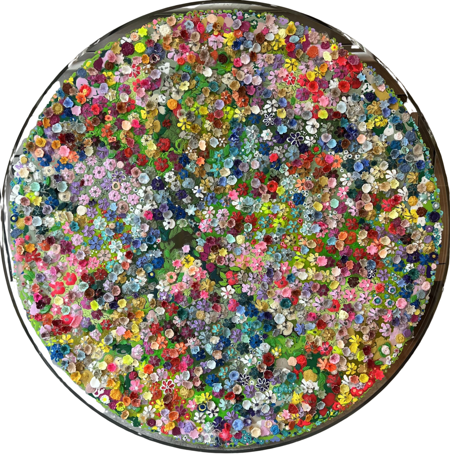 Flowerfield L Silvia Strobos Sculpture for sale