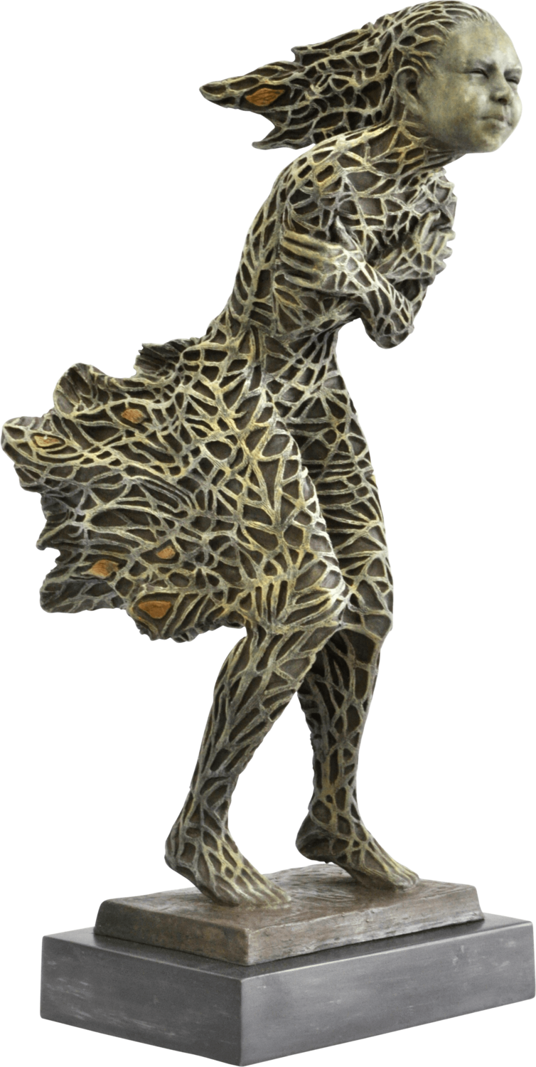 Winter Facing Jonathan Hateley Sculpture for sale