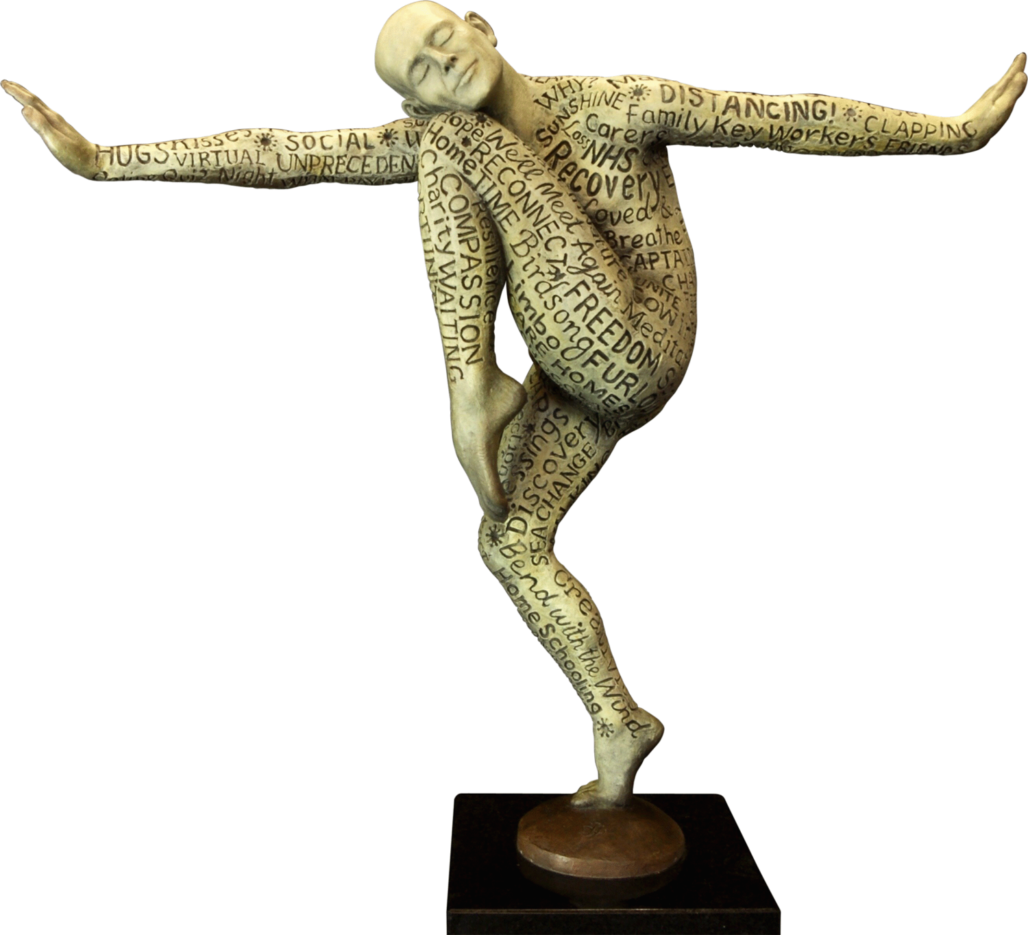 Contemplations In Lockdown Jonathan Hateley Sculpture for sale