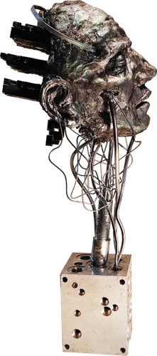 "Cyberbrain" by Elena Kraft, Sculpture for Sale on Select