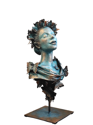 " Butterfly Soul" by Elena Kraft, Sculpture for Sale on Select