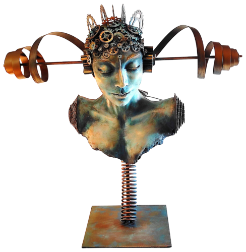 "Eternal Interplay" by Elena Kraft, Sculpture for Sale on Select
