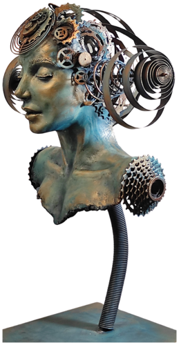 "Eternal Interplay" by Elena Kraft, Sculpture for Sale on Select