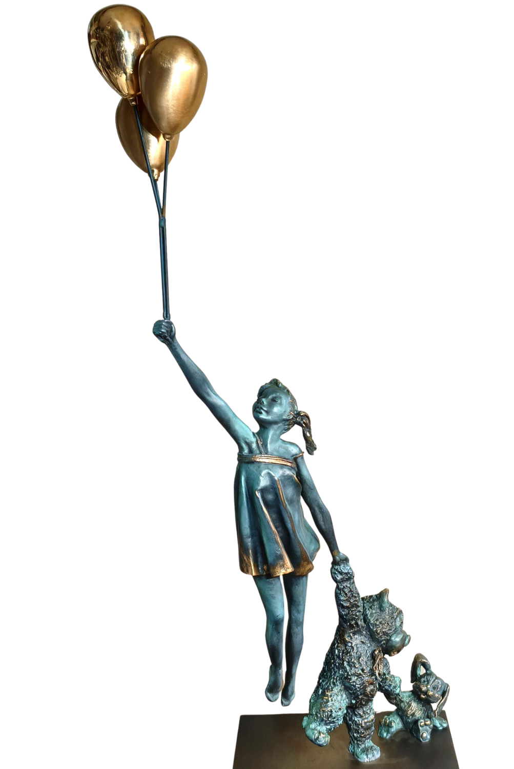 "Take us with you!" Elena Kraft Sculpture for sale