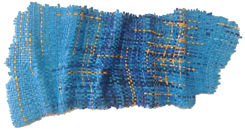 Nightfall | Sculptural Woven Paint Artwork by Julee Latimer, Painting for Sale on Select