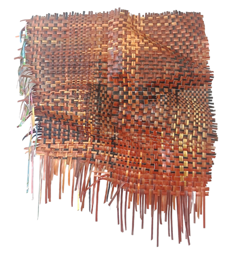 Burnish | Sculptural Woven Paint Artwork by Julee Latimer, Painting for Sale on Select