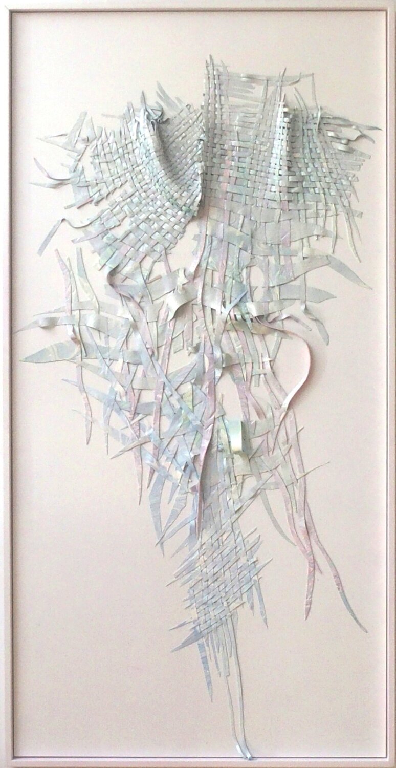 Forgotten | Sculptural Woven Paint Artwork Julee Latimer Original painting for sale