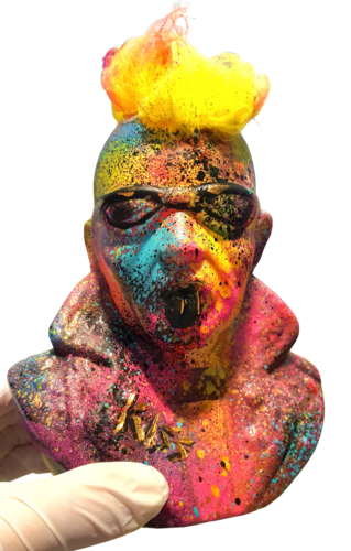Kiss band Skulptur punk by Karibou, Sculpture for Sale on Select