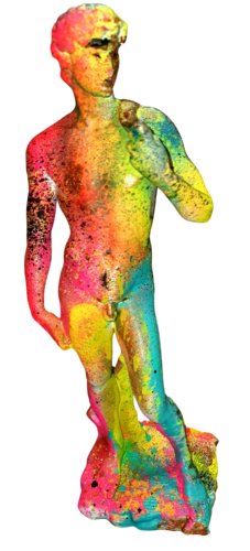 David ganze Figur 3-d by Karibou, Sculpture for Sale on Select