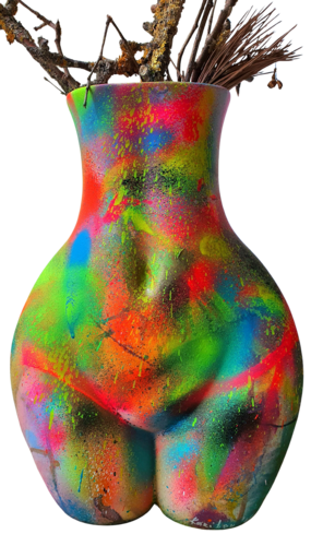 Frauenbüste Vase Skulptur statue aus Polyresin by Karibou, Sculpture for Sale on Select