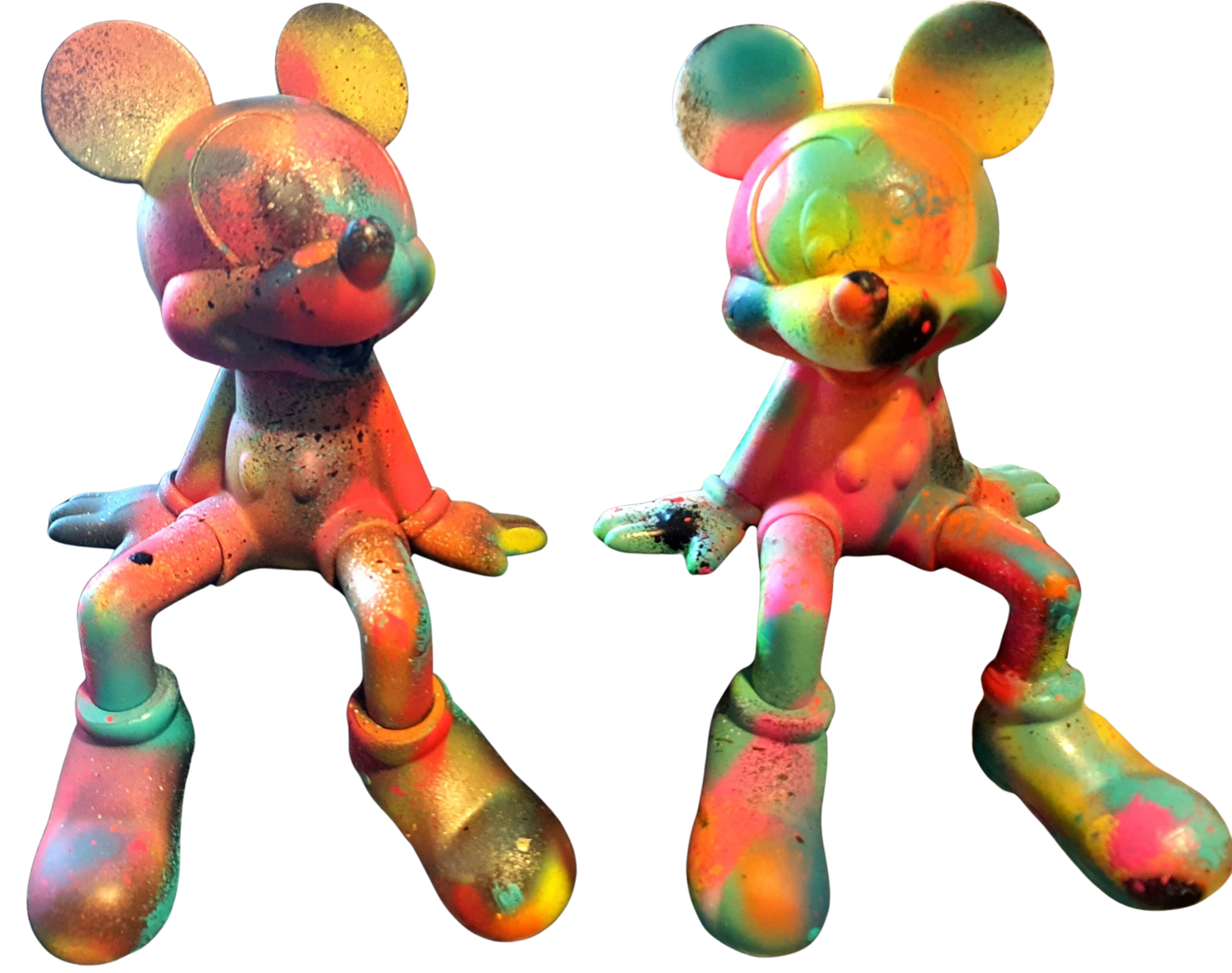 Ein luxury Paar von lustigen Mickey mouses Karibou Sculpture for sale