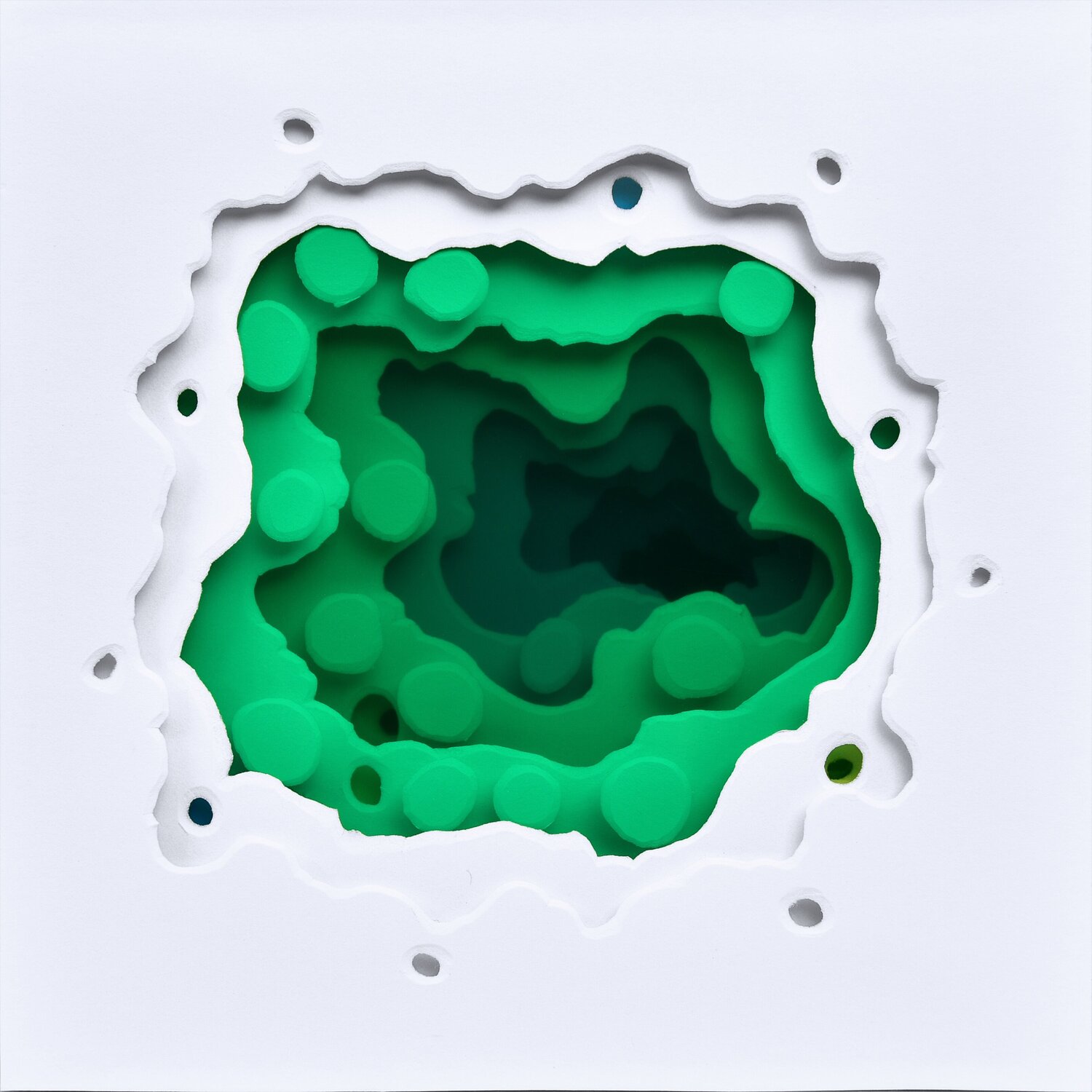 Emerald Abyss Olga Skorokhod Sculpture for sale