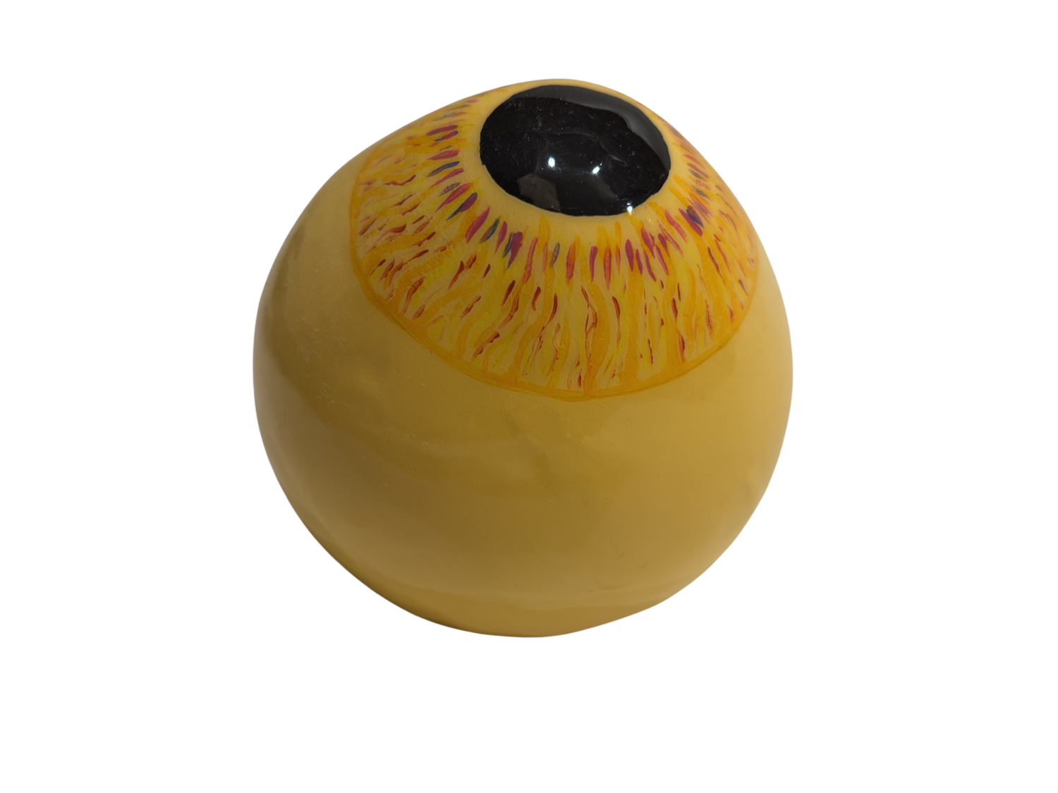 Coloured YELLOW Juan Isasa Sculpture for sale